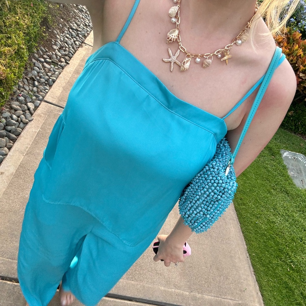 House of Harlow Two Piece Blue Pant Set - Picture 11 of 11